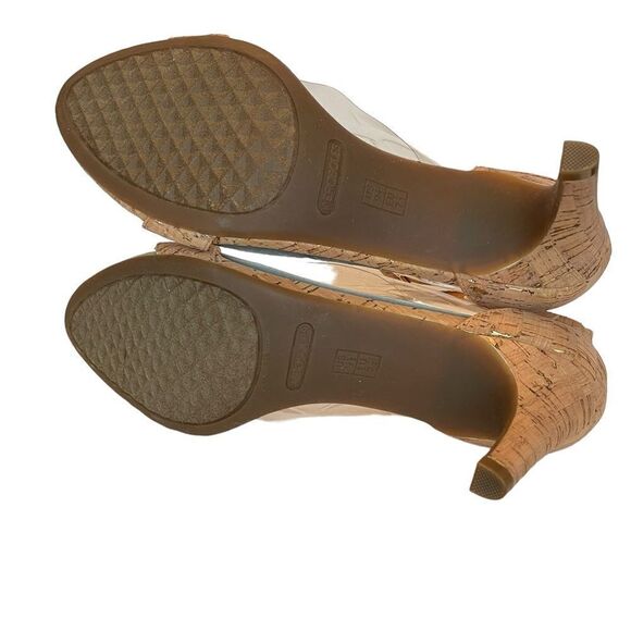 CORK SANDAL HEELS BY AEROSOLES, sz9.5 - Picture 8 of 8